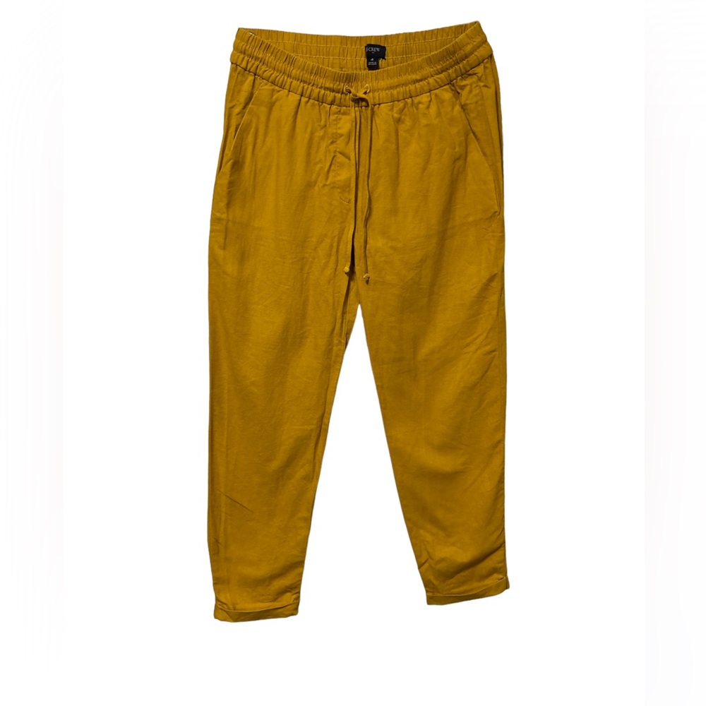 J.crew linen drawstring pants
